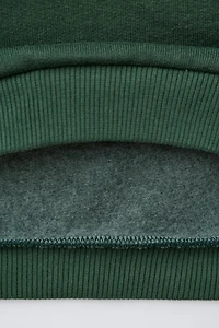 ENSEMBLE SWEAT OURS ET LEGGING CÔTELÉ À FLEURS