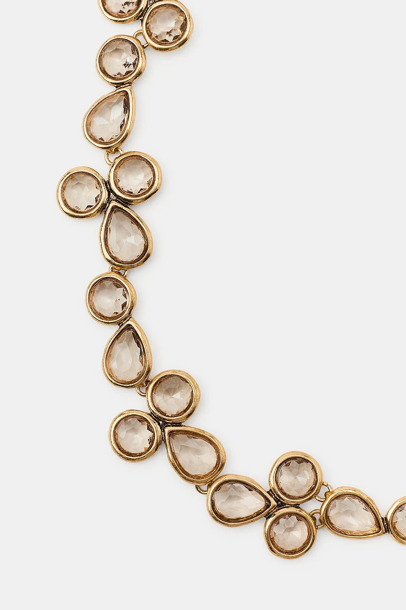 CRYSTAL PIECE NECKLACE