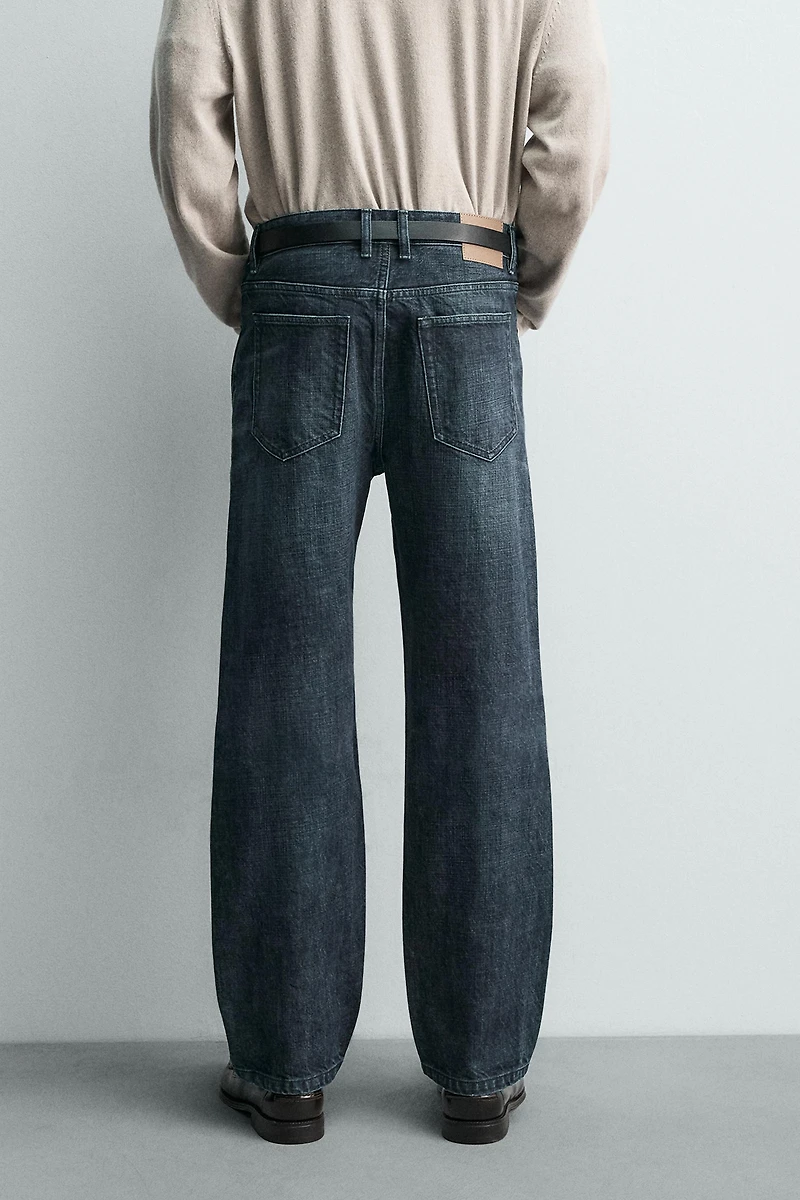 JEAN SELVEDGE COUPE DÉCONTRACTÉE CHEVILLE