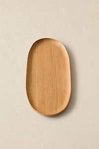 OVAL WOODEN TRAY