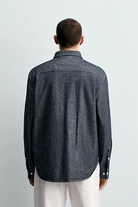 RELAXED FIT DENIM SHIRT