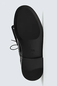 CHAUSSURES EN CUIR HARRY LAMBERT FOR ZARA X DISNEY