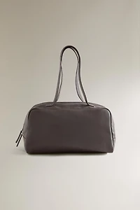 LEATHER MINI BOWLING BAG