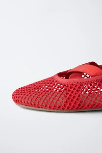 MESH BALLET FLATS
