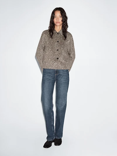 Short flecked coat