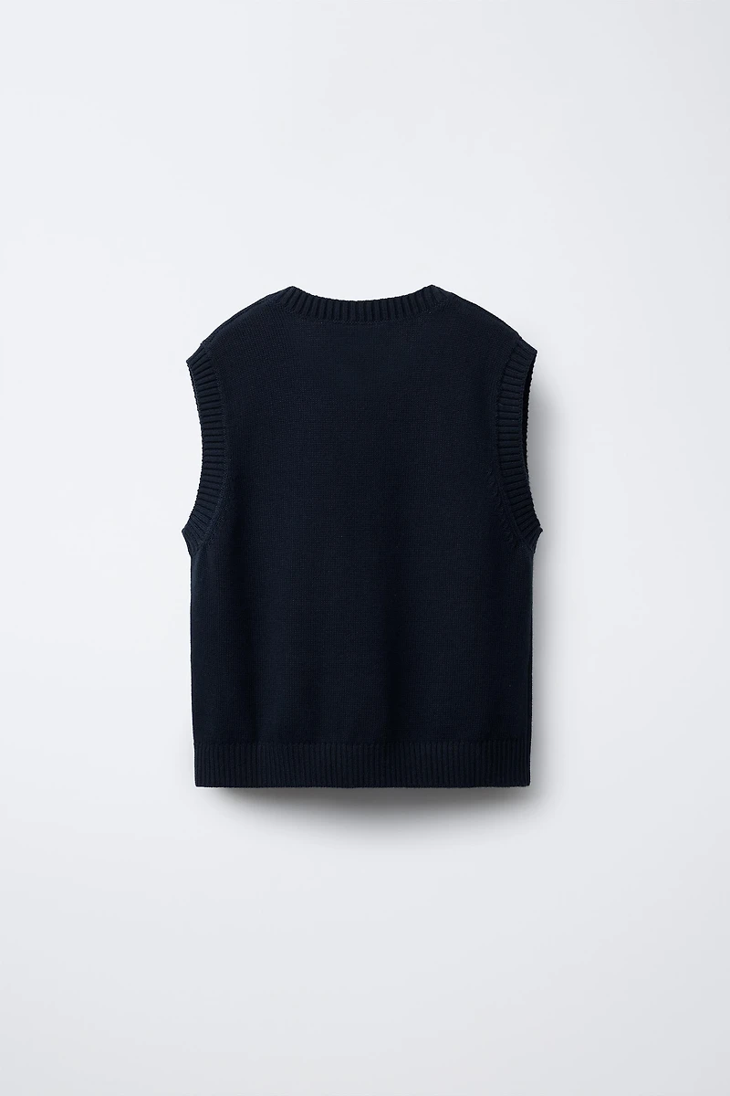 GILET EN MAILLE