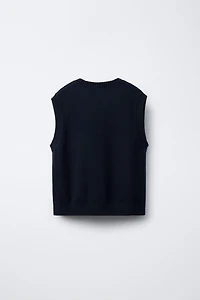 GILET EN MAILLE