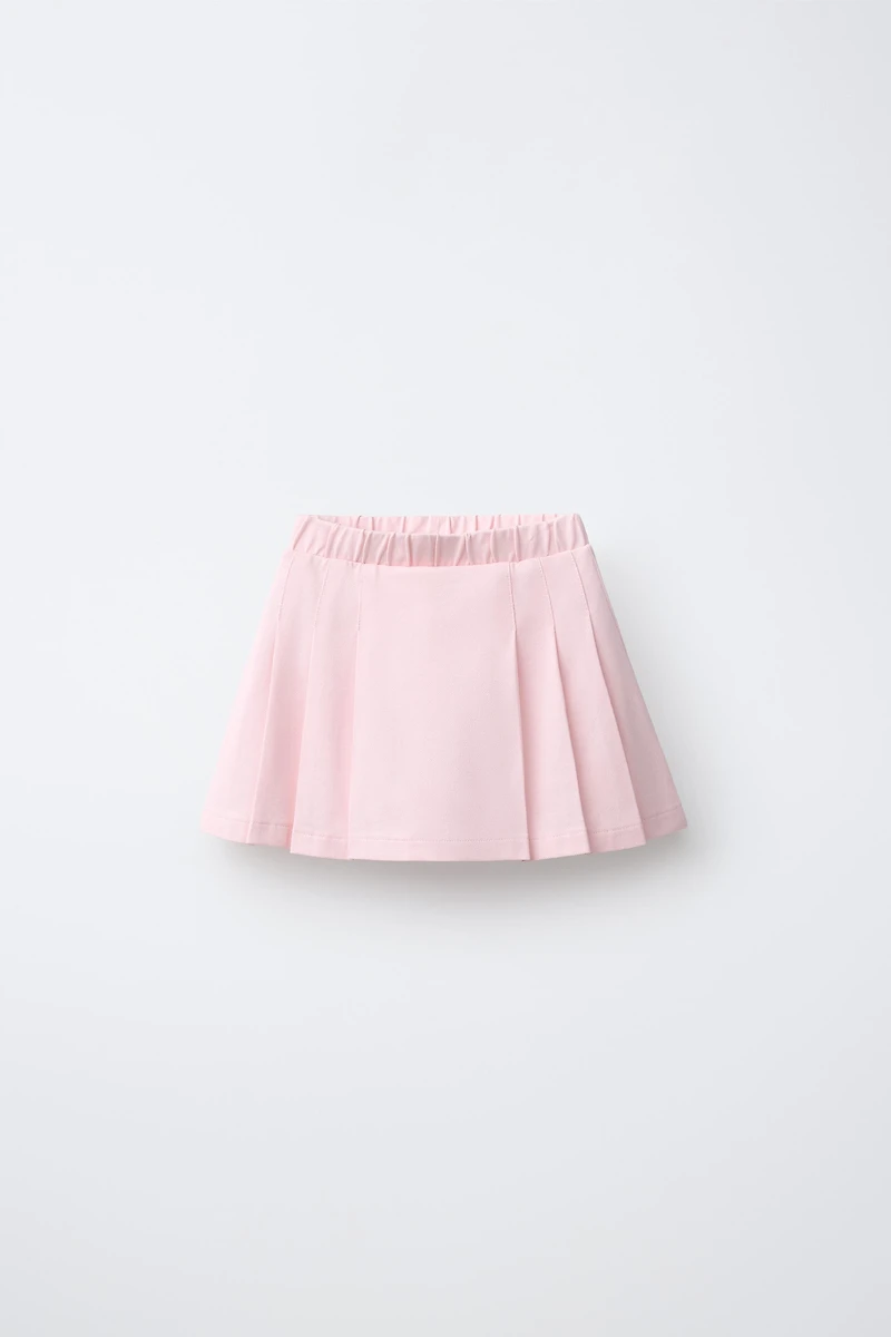 BOX PLEAT PIQUÉ SKORT