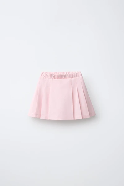 BOX PLEAT PIQUÉ SKORT