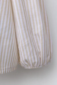 DOUBLE COLLAR STRIPED SHIRT
