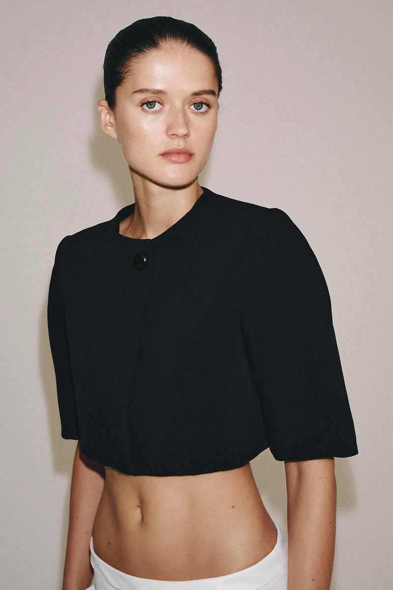 ZW COLLECTION CROPPED BLAZER