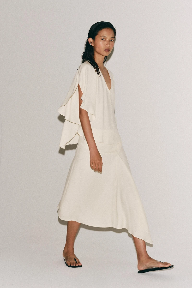 JUPE MIDI FLUIDE ZW COLLECTION