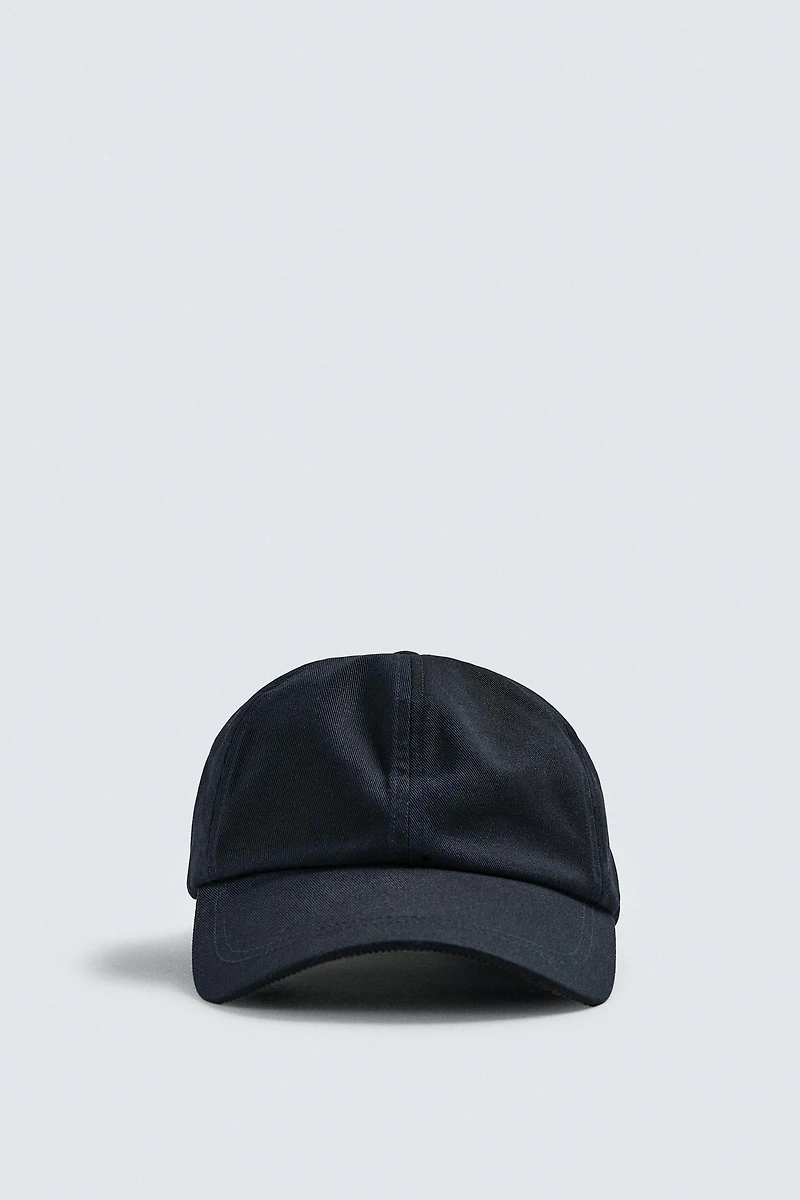CONTRASTING CORDUROY CAP