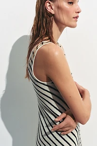 STRIPED RUSTIC DRESS