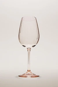 VERRE À PIED CRISTALLIN RELIEF