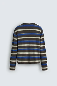 PULL EN JACQUARD À RAYURES ÉDITION LIMITÉE