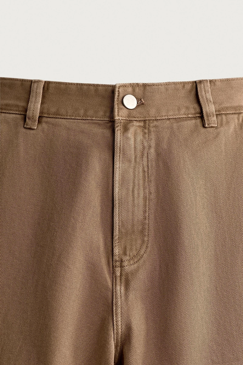 ABSTRACT PRINT RELAXED FIT CARGO SHORTS