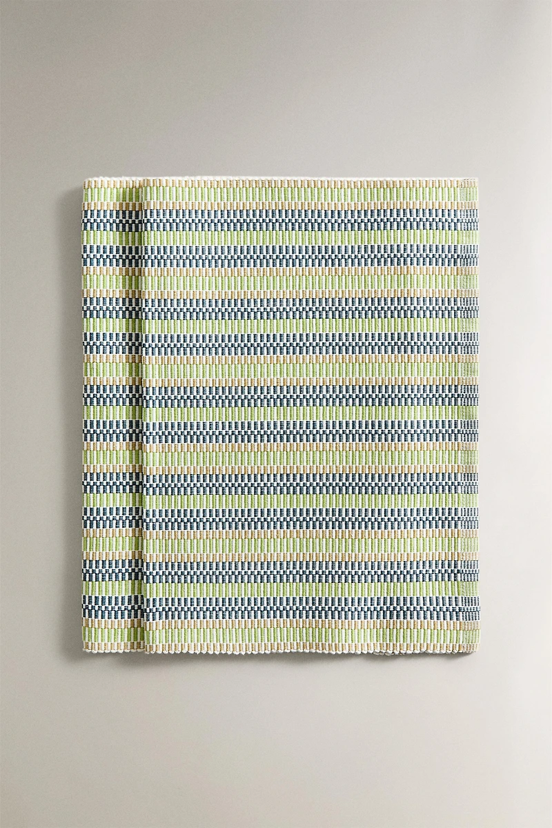 SET OF STRIPED COTTON PLACEMATS (SET OF 2)
