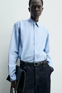 RELAXED FIT STRIPED SHIRT