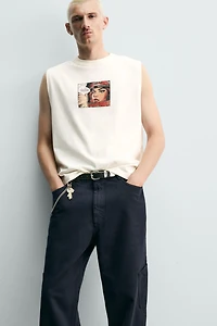 COMIC PRINT TANK TOP