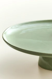 STONEWARE CAKE DISH
