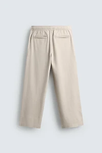PANTALON STRUCTURÉ COUPE DÉCONTRACTÉE