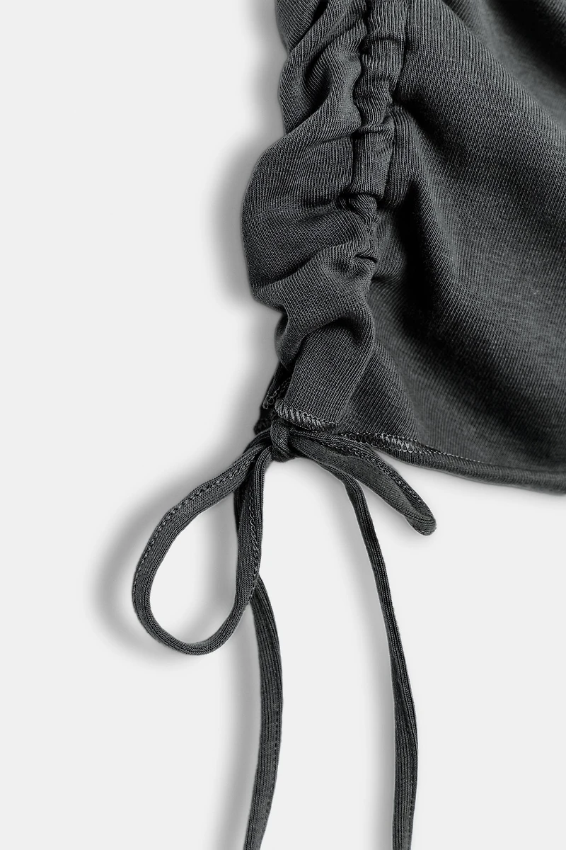 SIDE RUCHED TOP