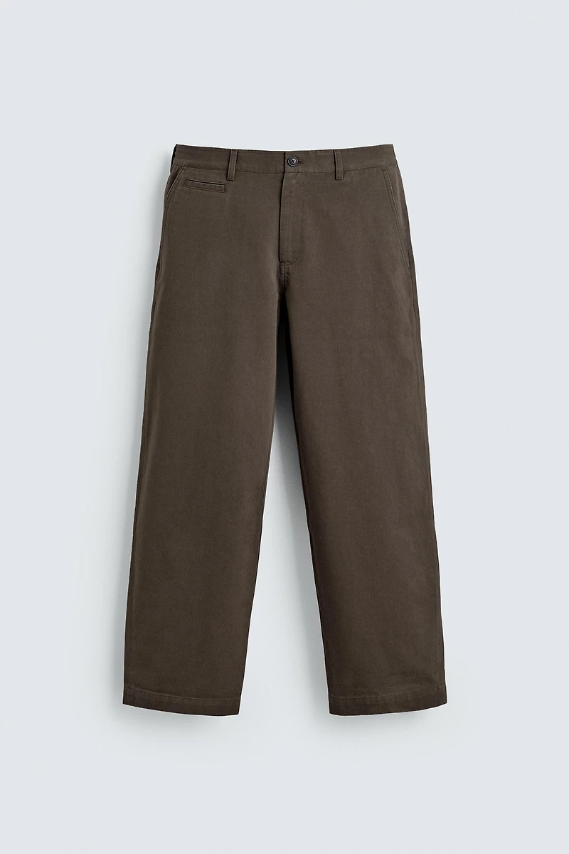 STRAIGHT FIT CHINO PANTS