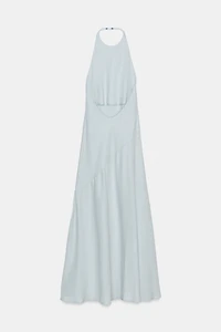 FLOWY HALTER DRESS