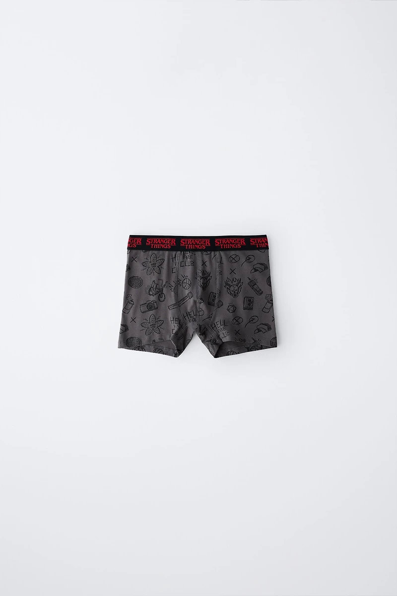 6-14 ANS/ LOT DE DEUX BOXERS STRANGER THINGS ™/ © NETFLIX