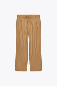 PANTALON DE JOGGING À JAMBES LARGES ZW COLLECTION