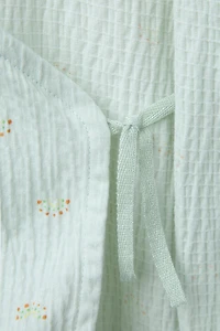 RAINBOW TEXTURED WRAP BODYSUIT