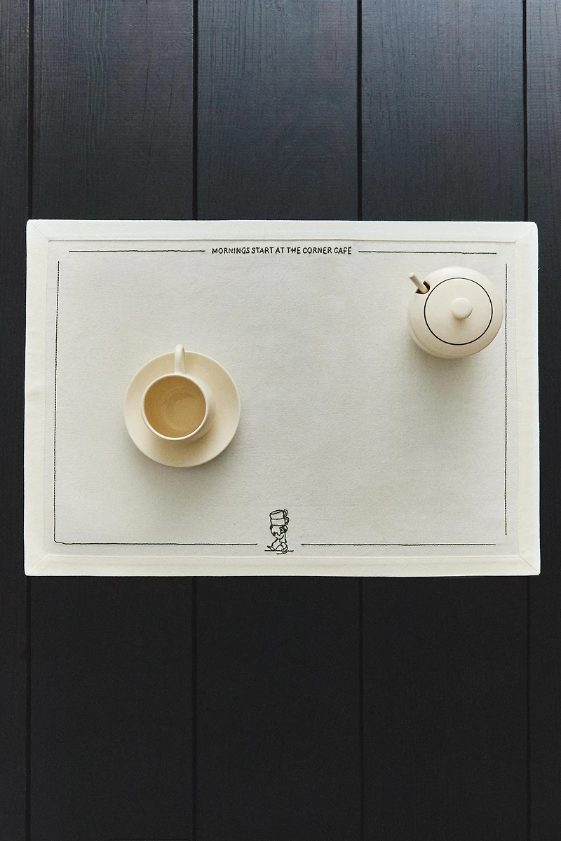 COTTON WAITER COFFEE PLACEMAT