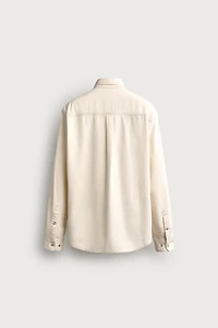 CONTRAST STITCH DENIM SHIRT