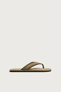LEATHER STRAP SANDALS
