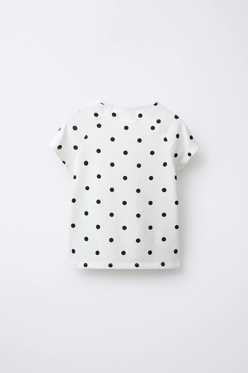 MODAL POLKA DOT T-SHIRT