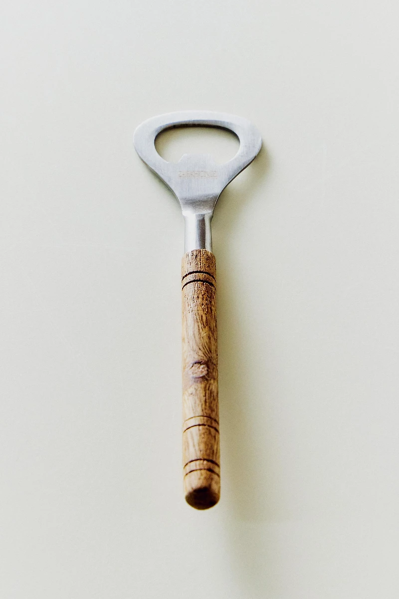 WOODEN BOTTLE OPENER