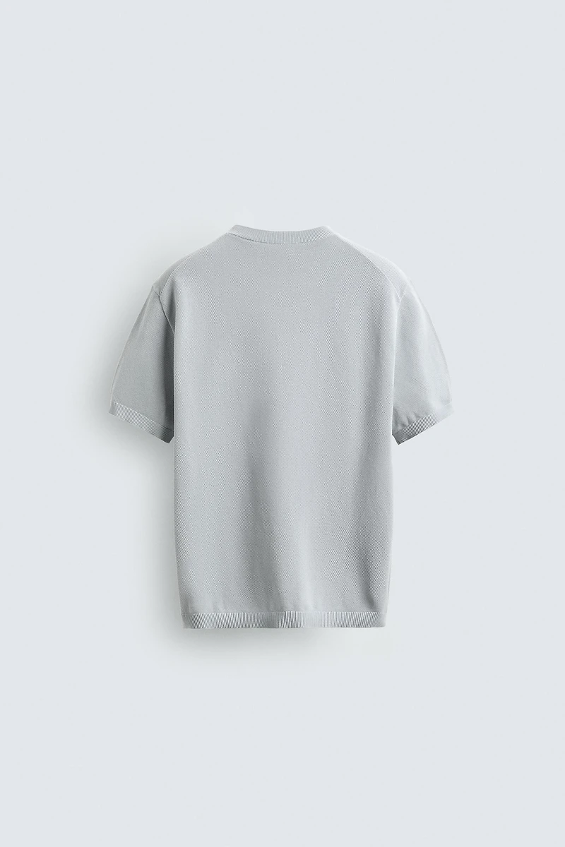 RELAXED FIT KNIT T-SHIRT