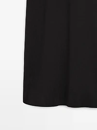 Midi dress with sleeve detail