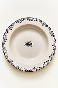 ASSIETTE CREUSE À MOTIF PLACÉ