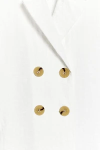 CHEMISE CACHE-CŒUR MANCHES COURTES