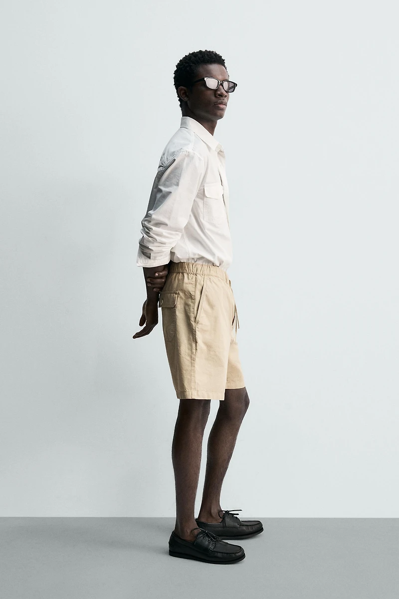 WASHED REGULAR FIT SHORTS