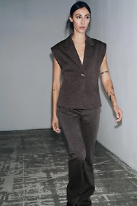 GILET À BOUTON