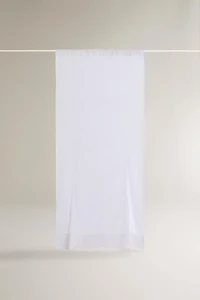 COTTON LINEN CURTAIN WITH EMBROIDERY