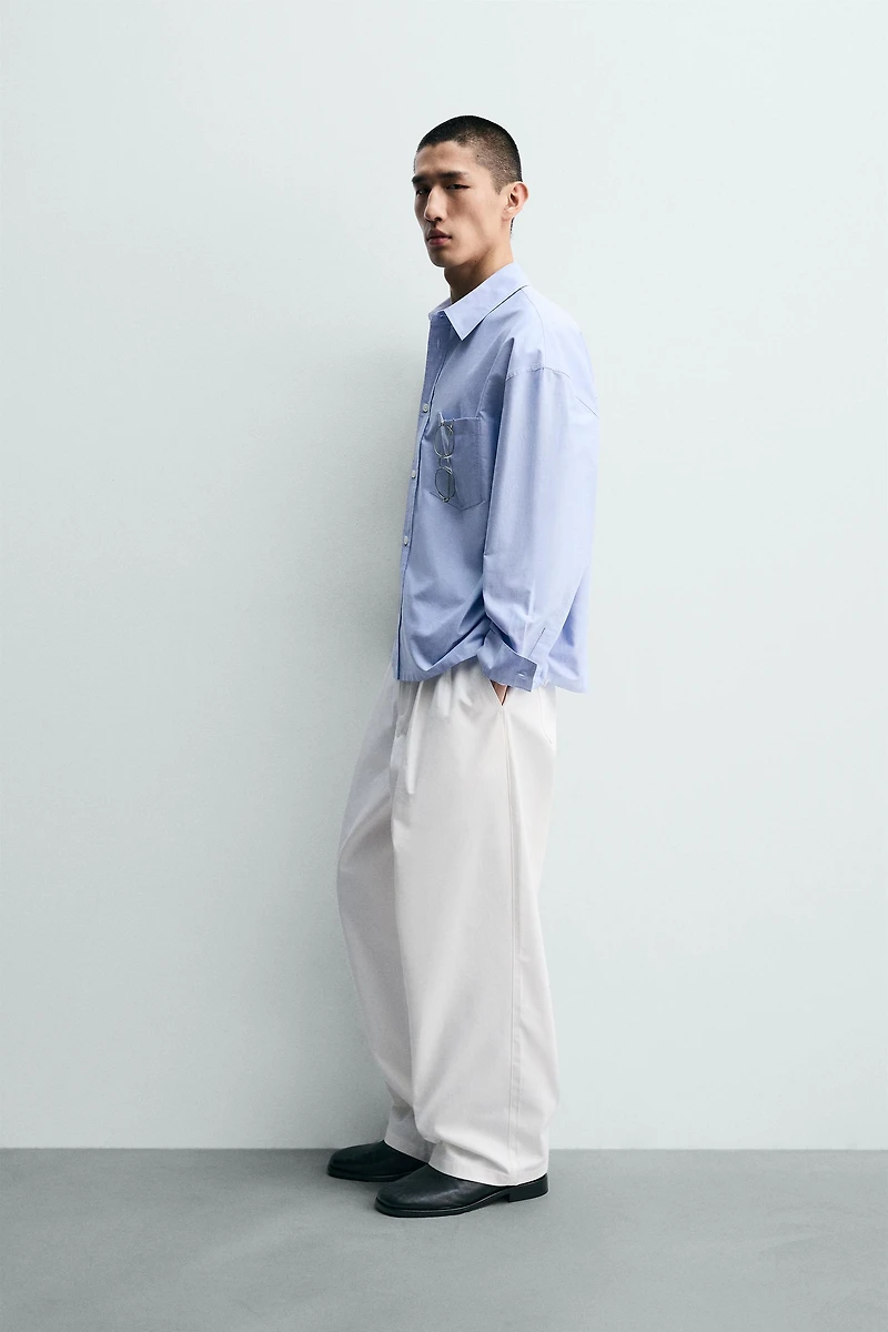 CHEMISE OXFORD COUPE BOXY