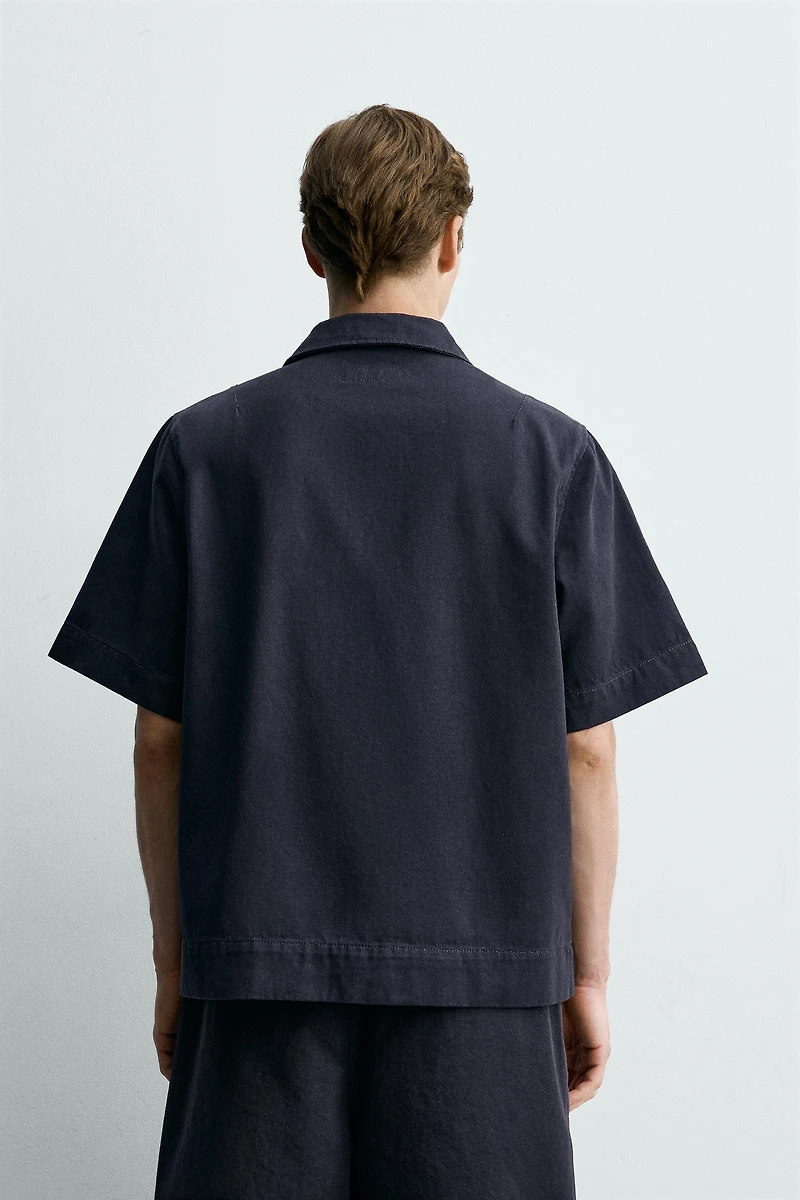 CHEMISE EN DENIM COUPE DÉCONTRACTÉE