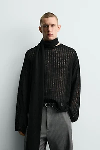 OPEN WEAVE JUMPER