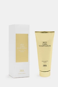 RED ZARA TEMPTATION BODY GLITTER CREAM 100ML (3.4 FL. OZ).