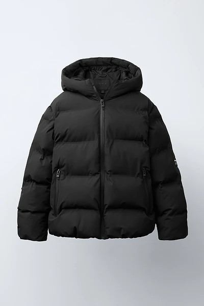 WATER REPELLENT LABEL PADDED COAT