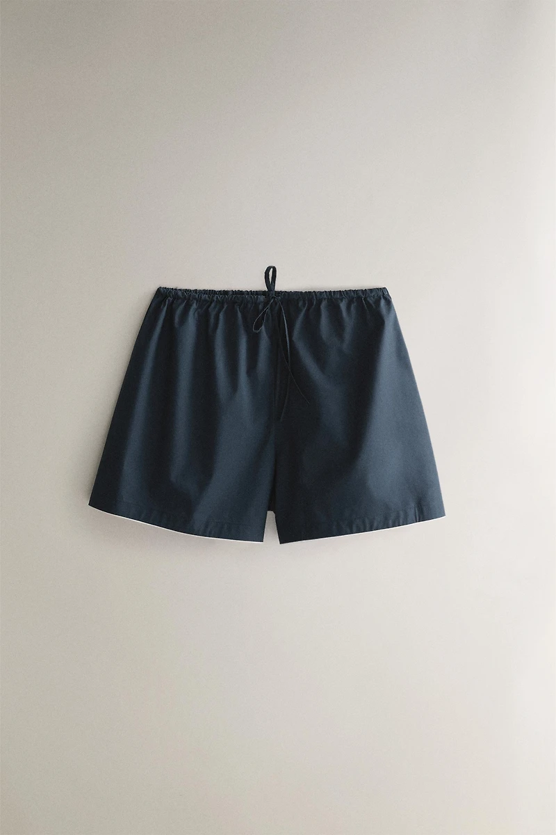 PLAIN COTTON SHORTS